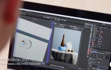 C4D Redshift超写实产品渲染教程-商业广告级玻璃塑料织物材质灯光设置全流程教学Domestika - 3D Design for Commercials with Cinema 4D and Redshift