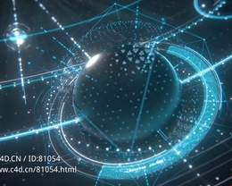 C4D高科技全息元素预设3d HUD Pack for Cinema 4d
