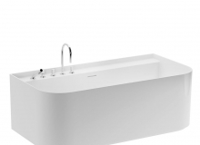 声纳浴缸1600毫米Laufen品牌独立式浴缸3D模型素材下载Sonar Bathtub 1600 mm by Laufe