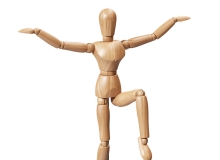 男性木制人体模型Jakar绘画工具3D模型素材下载Wooden Manikin Male by Jakar