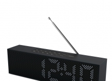 钛金属收音机时钟多功能时钟3D模型素材下载Titanium Radio Clock by Lexon