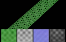 C4D2025全新编织贴图功能深度教程与下载模型资源快速制作数据线编织护套PBR贴图、法线与凹凸贴图一键生成