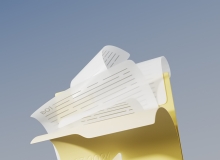 3D立体文件夹动画工程yellowfolder_simpleanimation