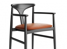 蜻蜓扶手椅休闲椅3D模型素材下载Tonbo Armchair by Kristalia