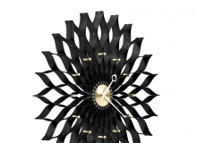 维特拉黑色向日葵挂钟3D模型素材下载Sunflower Black Wall Clock by Vitra