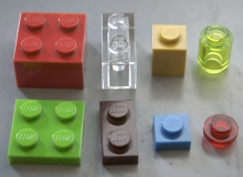 塑料半透明乐高积木玩具C4D Cycles 4D工程Lego bricks project file