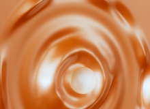 3D白色球体撞击模拟波纹效果动画Wave Effect Simulation