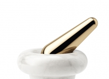 石材研钵Tom Dixon厨房工具3D模型素材下载Stone Pestle and Mortar by Tom Dixon