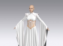 奇幻女性服装3D模型 Artstation – Fantasy Outfit-FEMALE- MD/Clo3d + Smart Material + 4K Textures + OBJ + FBX (vol 30)