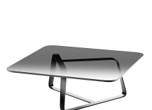方形旋转小桌边桌3D模型素材下载Twister Small Table Square by Desalto