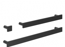 石材毛巾架和挂钩Rexa Design卫浴挂件3D模型素材下载Stone Towel Rail and Hook by Re