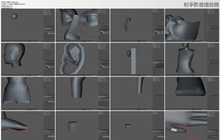 C4D人物建模快速流程