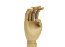 木制手型装饰品Hay创意摆件3D模型素材下载Wooden Hand by Hay