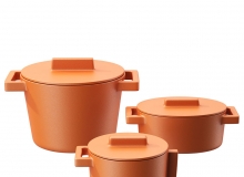 Sambonet品牌陶土铸造锅具套装3D模型素材下载Terra Cotto Cast Pot Set by Sambonet