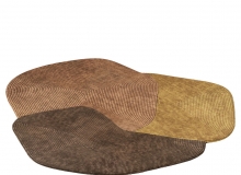 丘陵藏红花羊毛地毯装饰地毯3D模型素材下载Tumulus Wool Saffron Rug by Toulemonde B