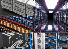 机房数据中心服务器C4D高精细模型预设套件Data Center Builder Kit全套资源免费下载