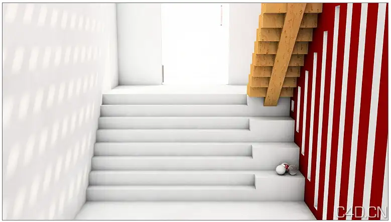 cinema4d 建筑作品欣赏［Stairs rendering works］ - C4D之家 - Snip20120717_3.png