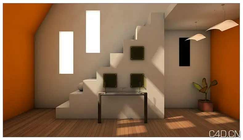 archc4d室内作品欣赏-楼梯设计［Stairs］