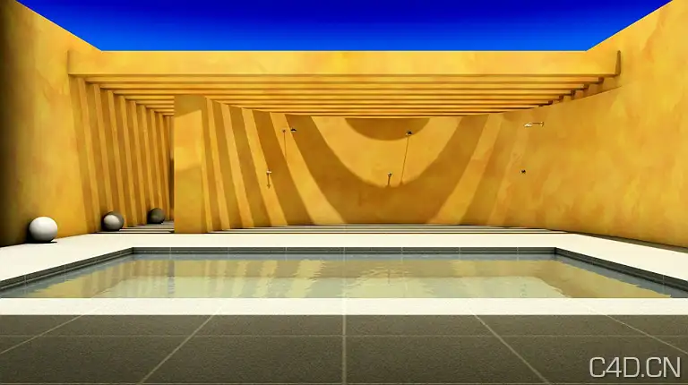 archc4d作品欣赏-露天浴池［Cinema 4D渲染］ - C4D之家 - Snip20120717_2.png