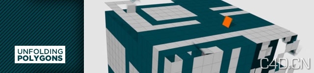 Rown Unfolding Polygons Script 多边形展开脚本 - C4D之家 - unfolding polygons.jpg
