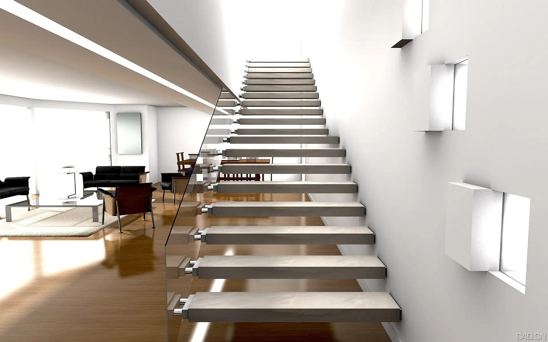 国外C4D室内渲染作品欣赏 - C4D之家 - 0005.jpg
