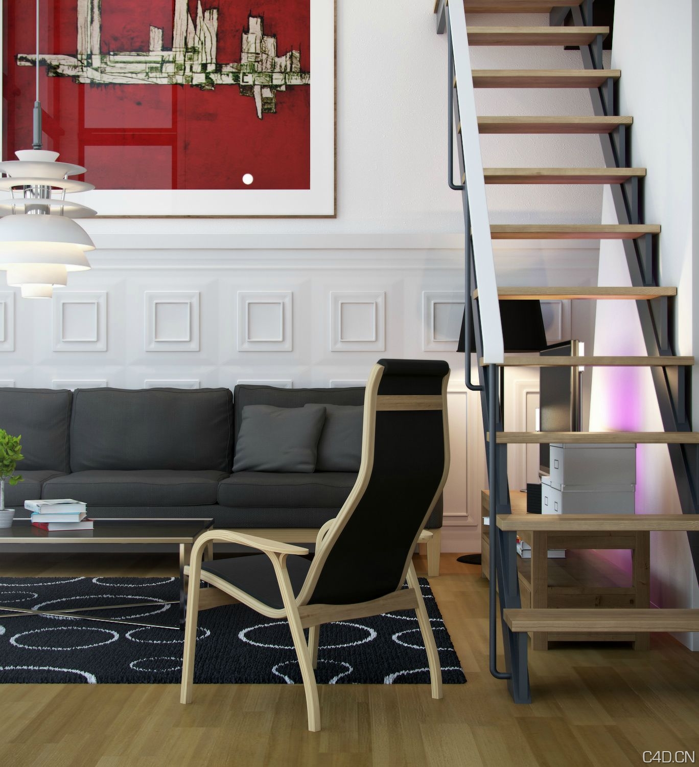 Modernist Loft Day & Night - Aleso3D by esanti - C4D之家 - 2.jpg