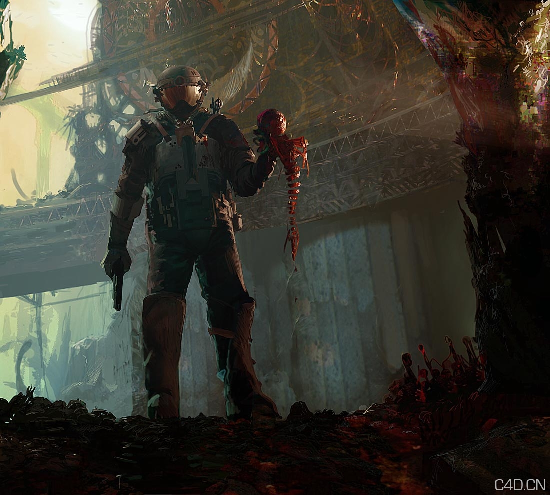国外三维作品生化废墟 - C4D之家 - eneCg.jpg