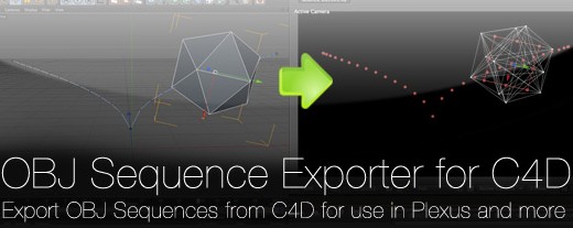 Plexus OBJ Sequence Exporter 1.1 For Cinema 4D