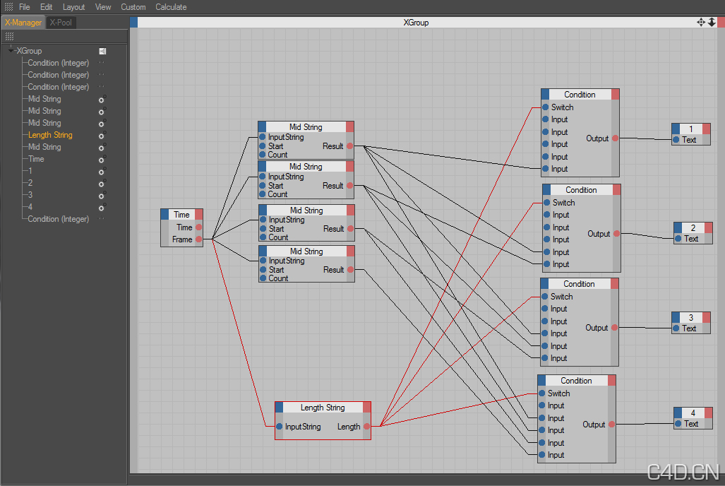 Cinema 4D-XPresso - 图形表达式编辑器