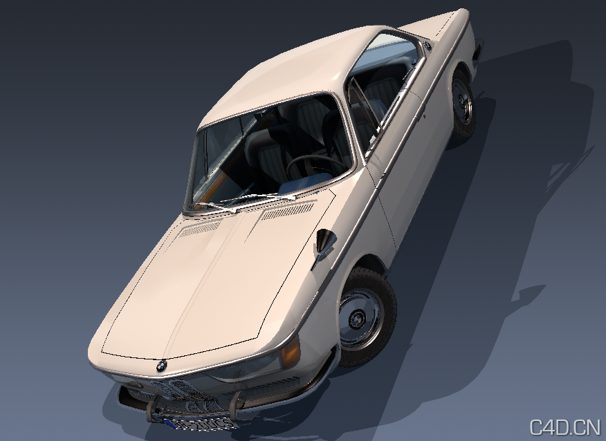 C4Dgāo dàng车模型-宝马BMW模型 - C4D之家 - Snip20120819_3.png