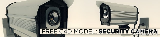Security-Camera-C4D摄像头模型下载