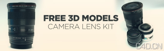 C4D的3D模型：镜头套装 Lens Kit - C4D之家 - Pixel-Lab-Lenses.jpeg