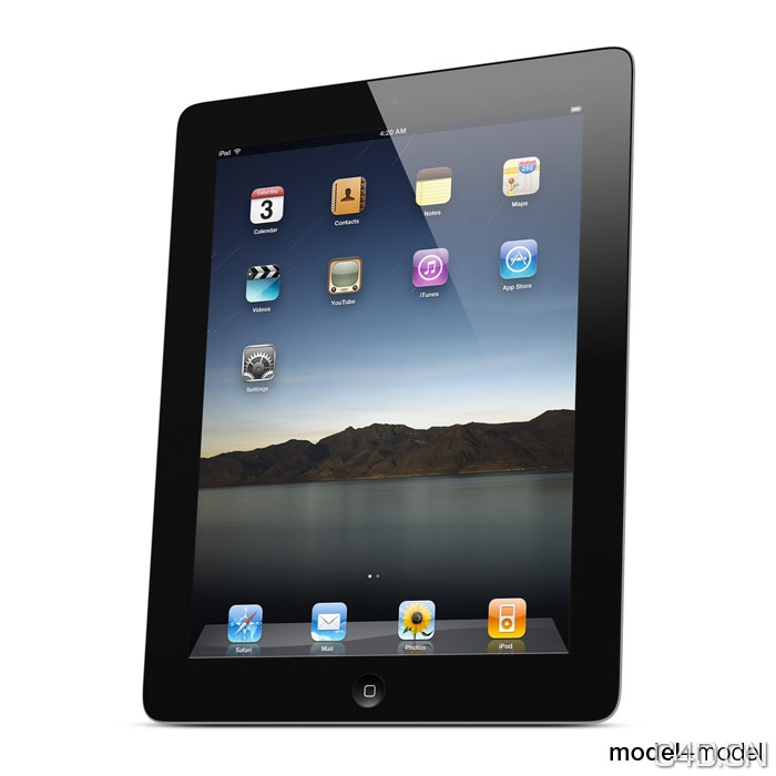 苹果iPad 2高精3D模型（max/vary max/obj/fbx）Apple iPad 2 - C4D之家 - mpm_F20_preview_01.jpg