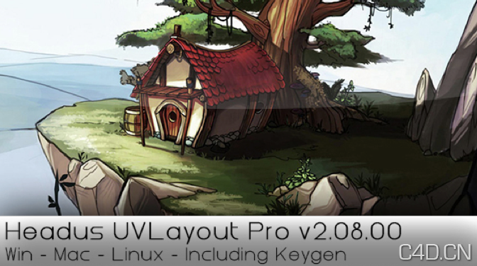 【展UV软件】Headus UVLayout Pro v2.08.00 和谐版– XFORCE - C4D之家 - Snip20120826_2.png