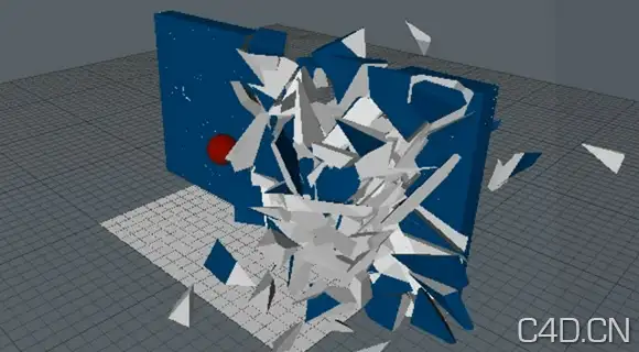 C4D破碎插件thrausi v1.36 R13