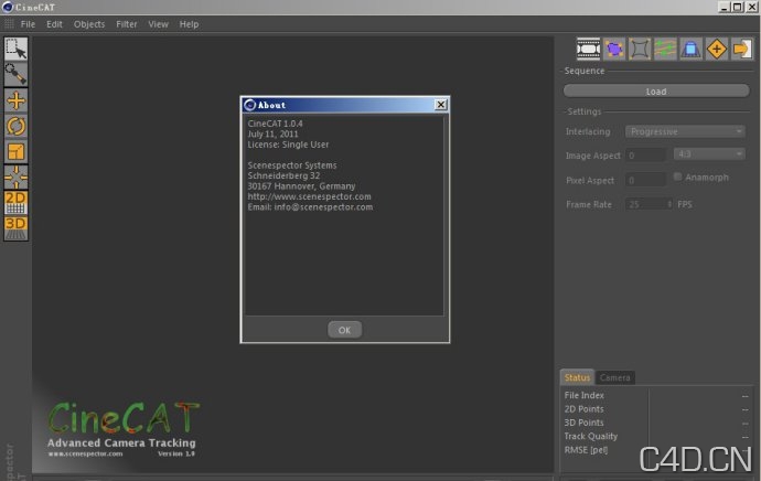 Cinema 4D插件：CineCAT 1.0.4 for c4d R12/R13【附注册教程】 - C4D之家 - 003KLT0-8.jpeg