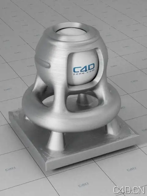 Vray for C4D拉丝不锈钢材质 allumino spazzolato - C4D之家 - alluminio spazzolato.jpg
