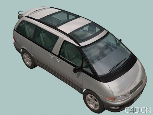 丰田商务汽车3D模型 Car - C4D之家 - img.jpeg