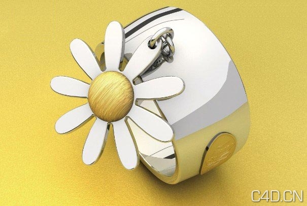 C4D指环模型 C4D戒指模型 三维指环模型 3D指环模型 菊花指环3D模型 - C4D之家 - 1-1202042332590-L.jpeg