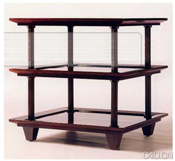 仿古木架模型 鞋架 货架 Antique wooden frame