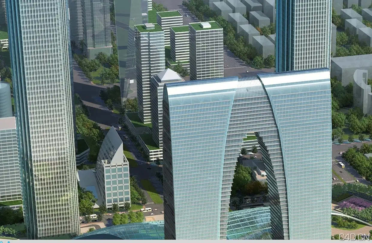 苏州东方之门效果图高清大图欣赏 - C4D之家 - 87VOZ`ECUL$@2T1MIO4BV28.jpg