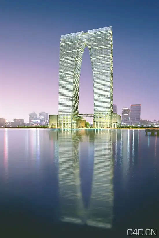 苏州东方之门效果图高清大图欣赏 - C4D之家 - W020090618311682779102.jpeg