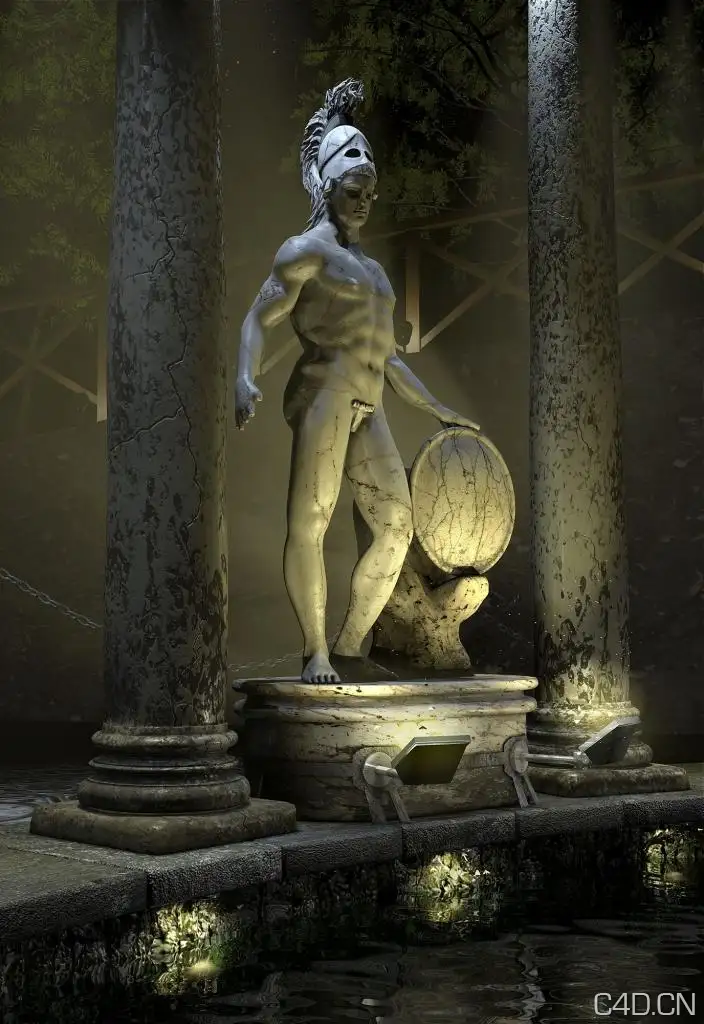 Roman Statue To Tivoli-rome-italy - C4D之家 - 1328269890_Statua_Romana_2000.jpeg
