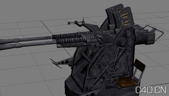 《战地1942》25毫米AA防空炮模型 Anti-aircraft guns - C4D之家 - 1346208114_493.jpeg