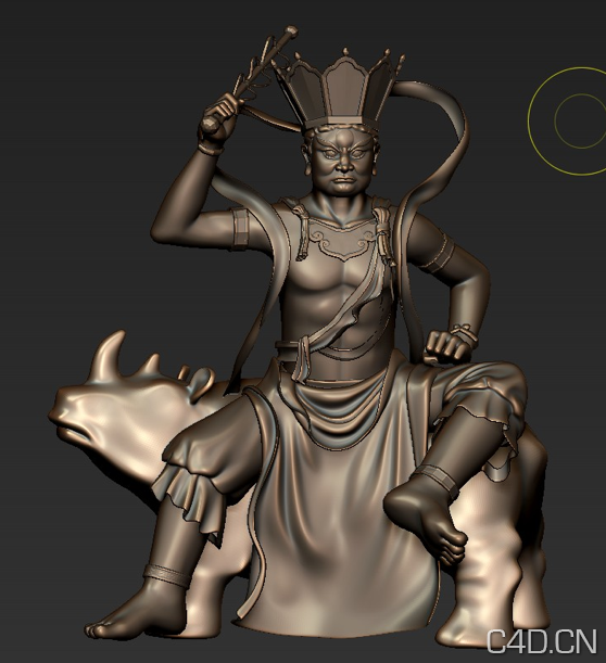 门神3D模型 Goalkeeper - C4D之家 - Snip20120917_2.png