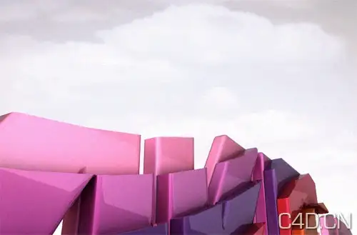 How to make a Cascading Text Animation With C4D and AE part1 - C4D之家 - 参考图_04.jpg