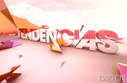 How to make a Cascading Text Animation With C4D and AE part1 - C4D之家 - 参考图_06.jpg