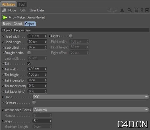 ArrowMaker - a plugin for cinema 4d - C4D之家 - 32a4a38e1e47fecd74a7fc315cc263b2.jpg