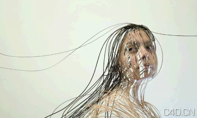 C4D视频教程：照片编织效果　Line Tutorial