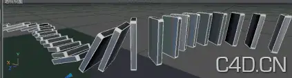 C4DR13插件 [多米诺骨牌]Magic Domino